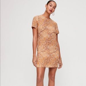 Aritzia Babaton patterned dress